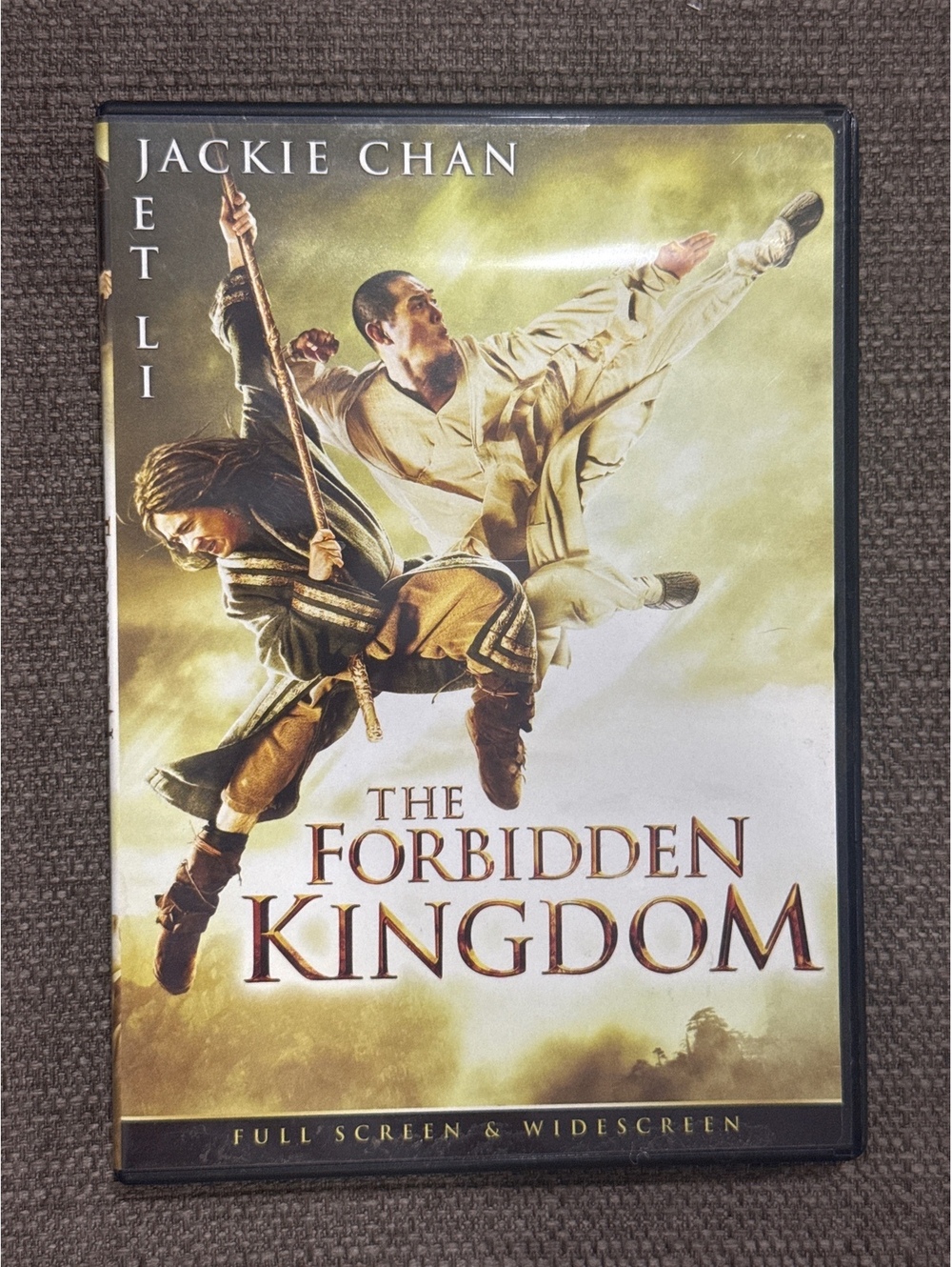 The Forbidden Kingdom (DVD, 2008 Widescreen) Jackie Chan Jet Li Rob Minkoff GC